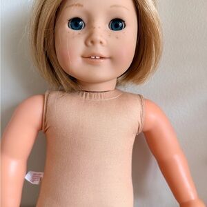 American Girl Doll with Blonde Hair and Blue Eyes - Needs Repair